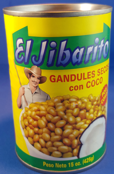 El Jibarito Guandules Secos con Coco 425 gr